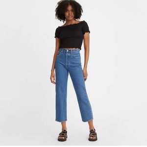 Levi’s Premium Ribcage Straight Ankle Jeans Size 30
